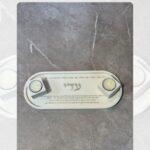 מעמד נרות בטון אובלי