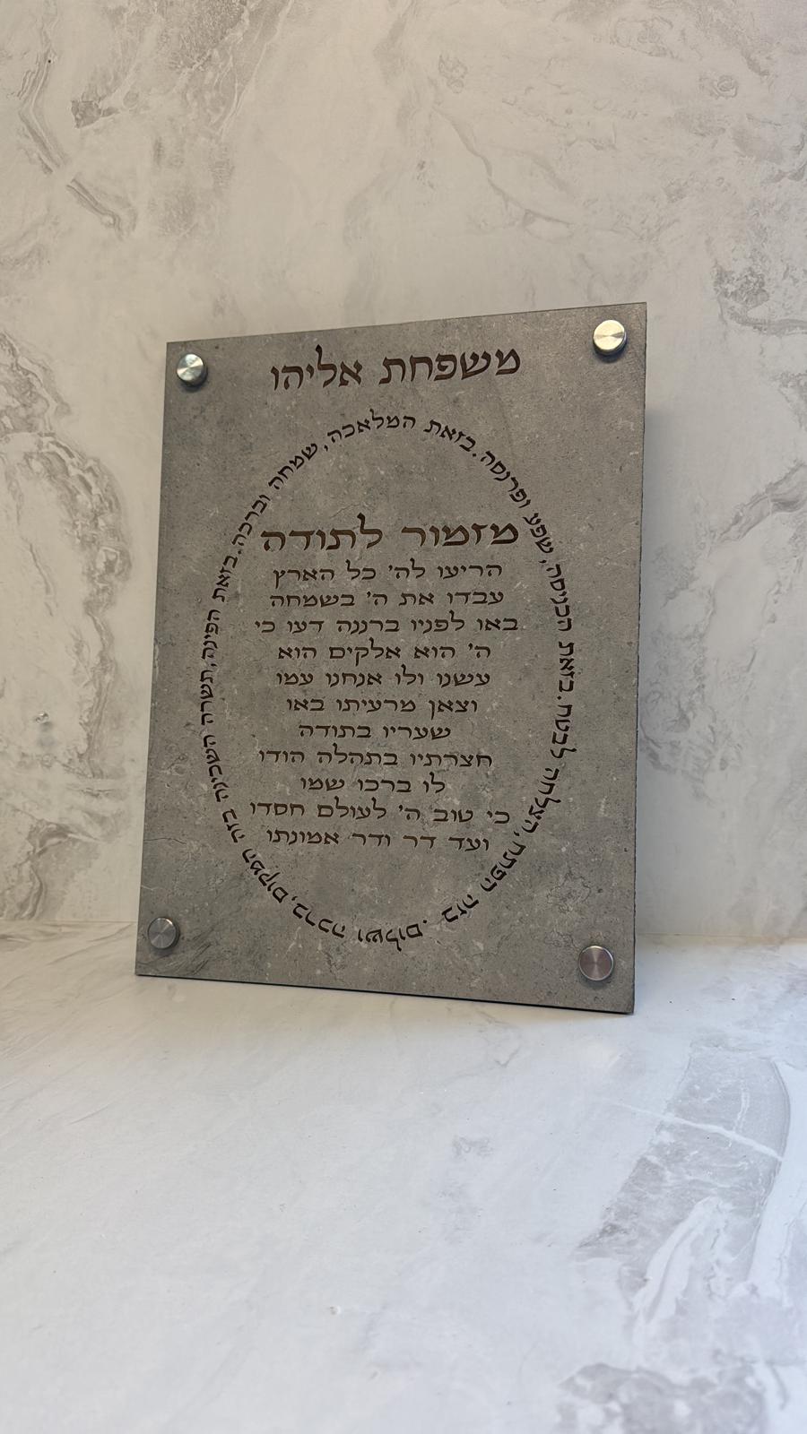 מזמור לתודה לתלייה