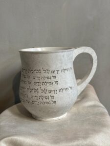 נטלה מהודרת דמוי בטון - שייש