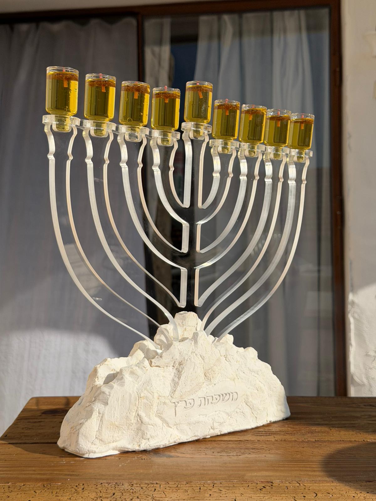 דגם מנורה אבן