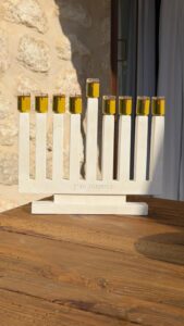 חנוכייה דגם אבן אור
