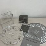 סט פסח שלם דגם "אור" כסף&אפור
